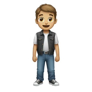 Niño con gripa sticker