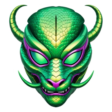 glitter green viper valorant mask sticker
