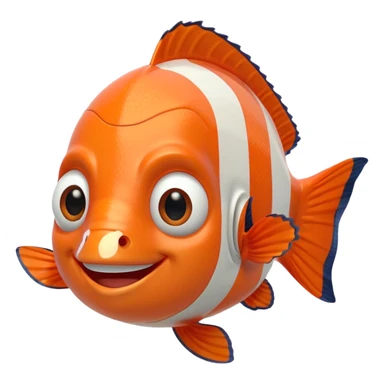 nemo fish, front view sticker