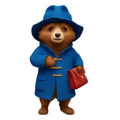 Paddington in the Red Square sticker