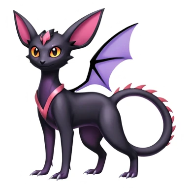 Salandit-Noivern-Umbreon-Espeon-Hybrid (Full body) sticker