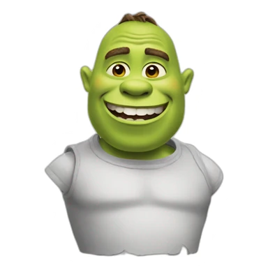 Chat botté avec Shrek sticker