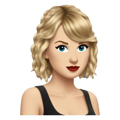 Taylor swift in her reputation era sticker