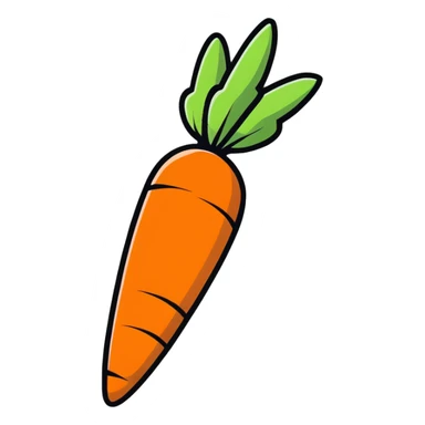 carrot sticker