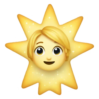 Star shape fairy sticker