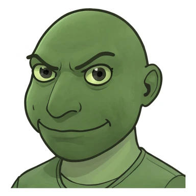 cool guy in car sticker