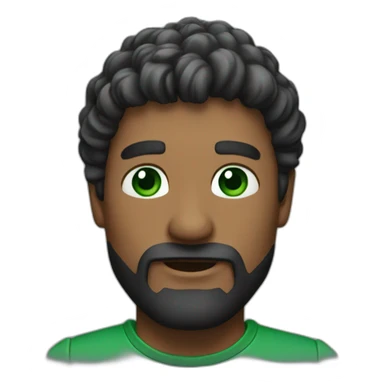 man of emerald sticker