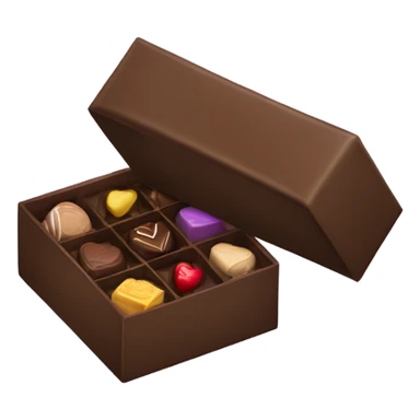 box of chocolates sticker