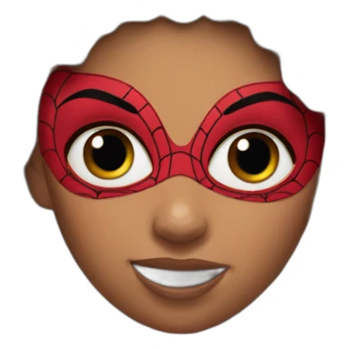 girl spider-man sticker