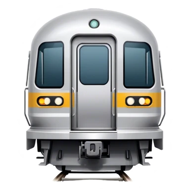 Subway Train (NYC) - Bombardier (Model Year: 2021) (Iconic colour: Silver) sticker