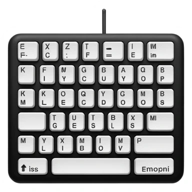 A keboard sticker