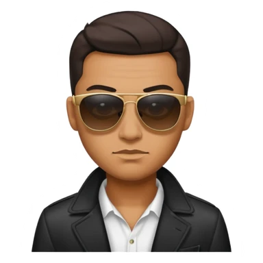 Gangster classic emoji ,simular to 😎 sticker