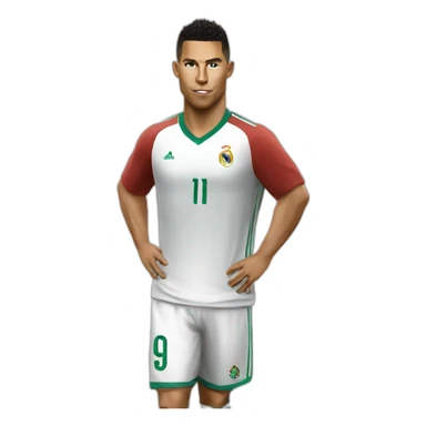 Ronaldo like a goat sticker