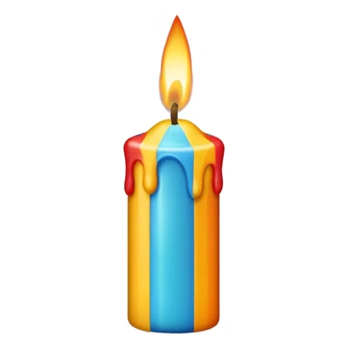 When your birthday candle sticker