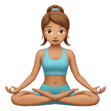 yoga poses Girl sticker