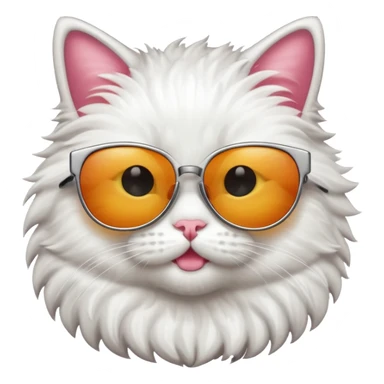 Cat with sunglasses sticker