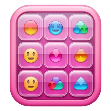 pink photo storage sticker