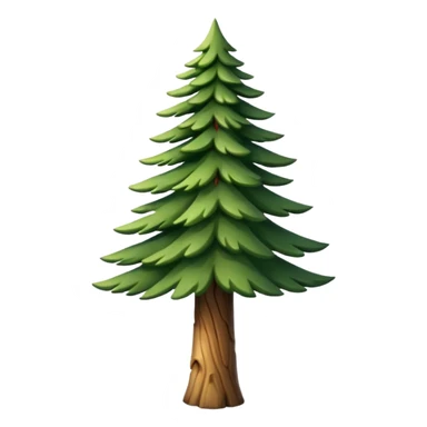 Pine tree sticker