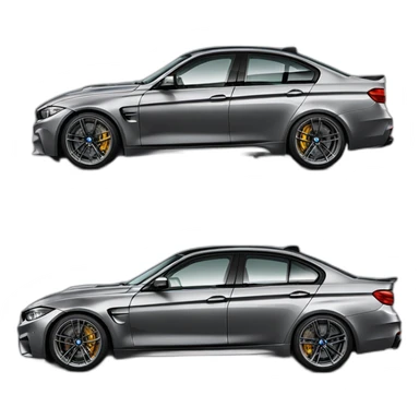 BMW m3 f80 gris nardo sticker