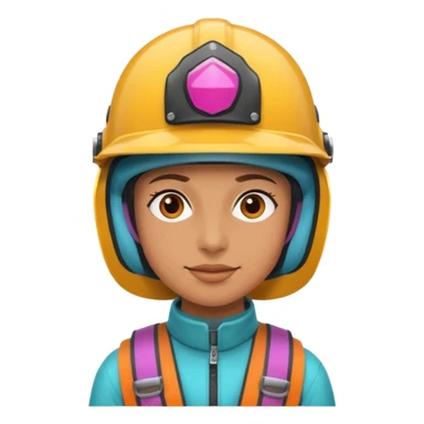 Colorful Helmeted Traveler sticker