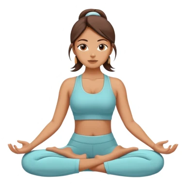 mexican female Gentle Yoga sticker