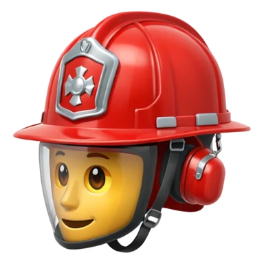 Casque de pompier  sticker