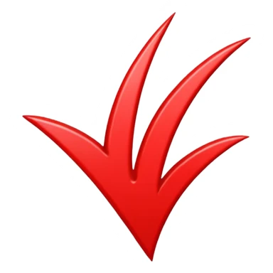 L red trading trending line and black background sticker