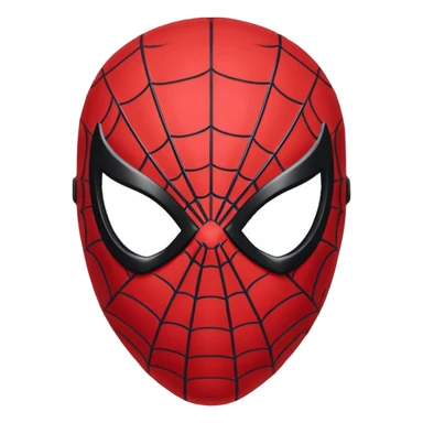 Spiderman mask sticker