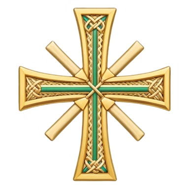 St. Brigid's cross or St. Brigit's cross sticker