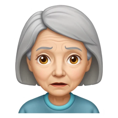  abuela con confundida sticker