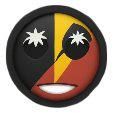 Aboriginal Australia flag sticker