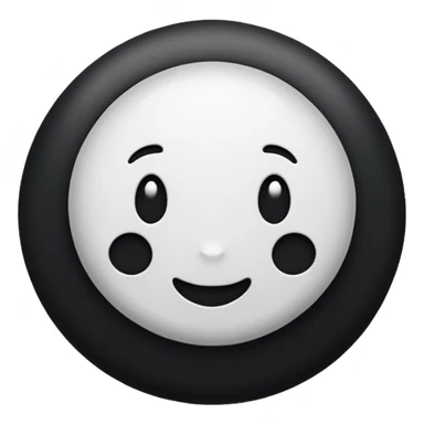 black and white pion sticker