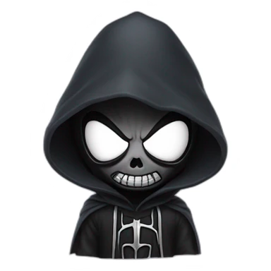 Grim reaper as Spider-Man sticker