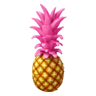 pink ananas sticker