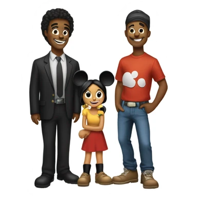 The lawsons with mickey mouse sticker