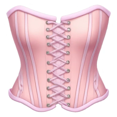 Pastel pink corset  sticker