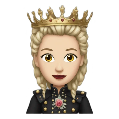 PunkQueen of england sticker