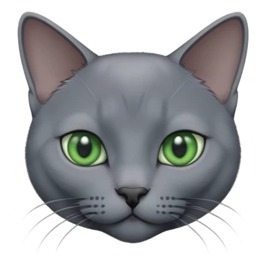 Russian blue cat sticker