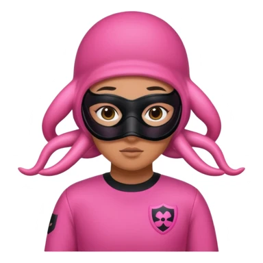 squid game pink character  sticker
