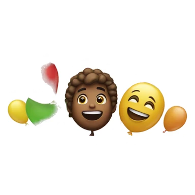 Happy birthday balloons sticker