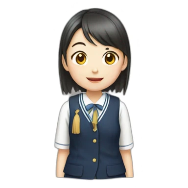 japanese-school-girl sticker
