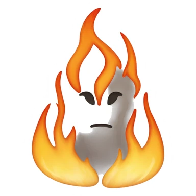 Flamme sticker