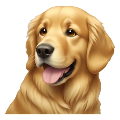 golden retriever  sticker