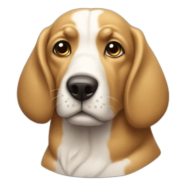 perro pensativo sticker