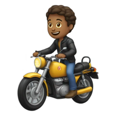 zoé sur ça moto  sticker