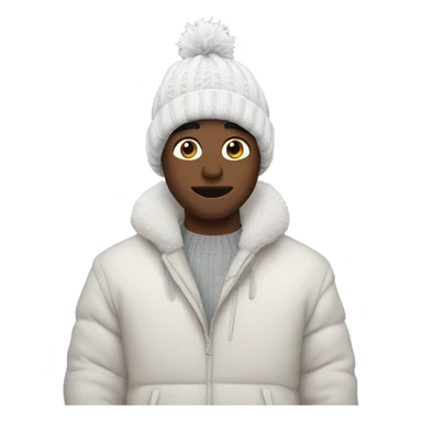 Aesthetic winter emojis sticker