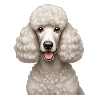 Standard-poodle sticker