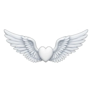 angel wings flying sticker
