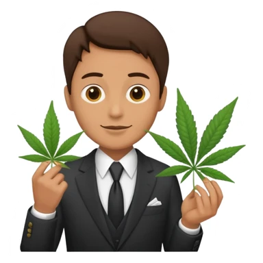 Марихуана и трамп sticker