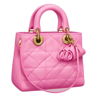 Pink dior bag sticker
